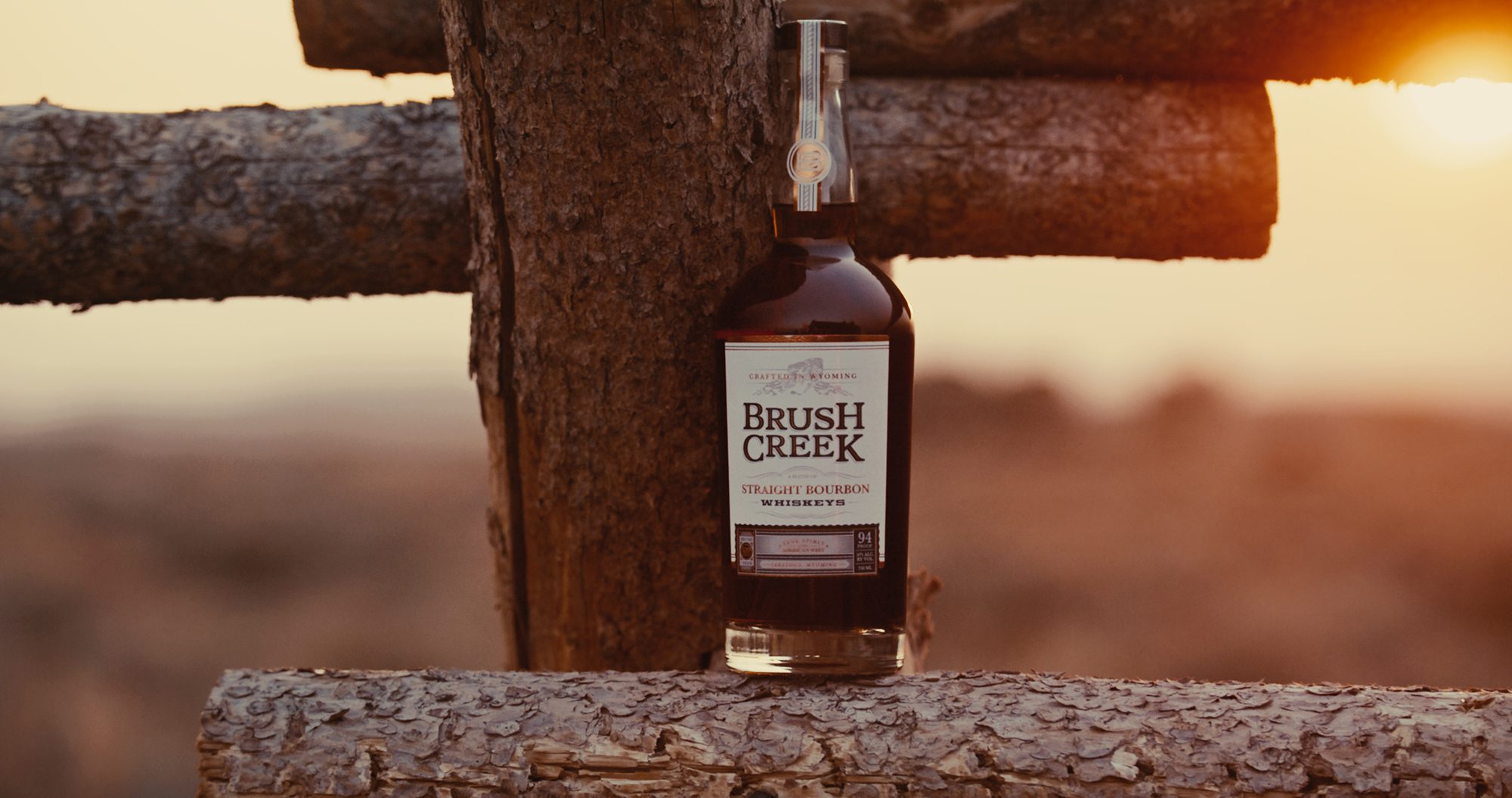 Brush Creek Distillery Bourbon Bottle