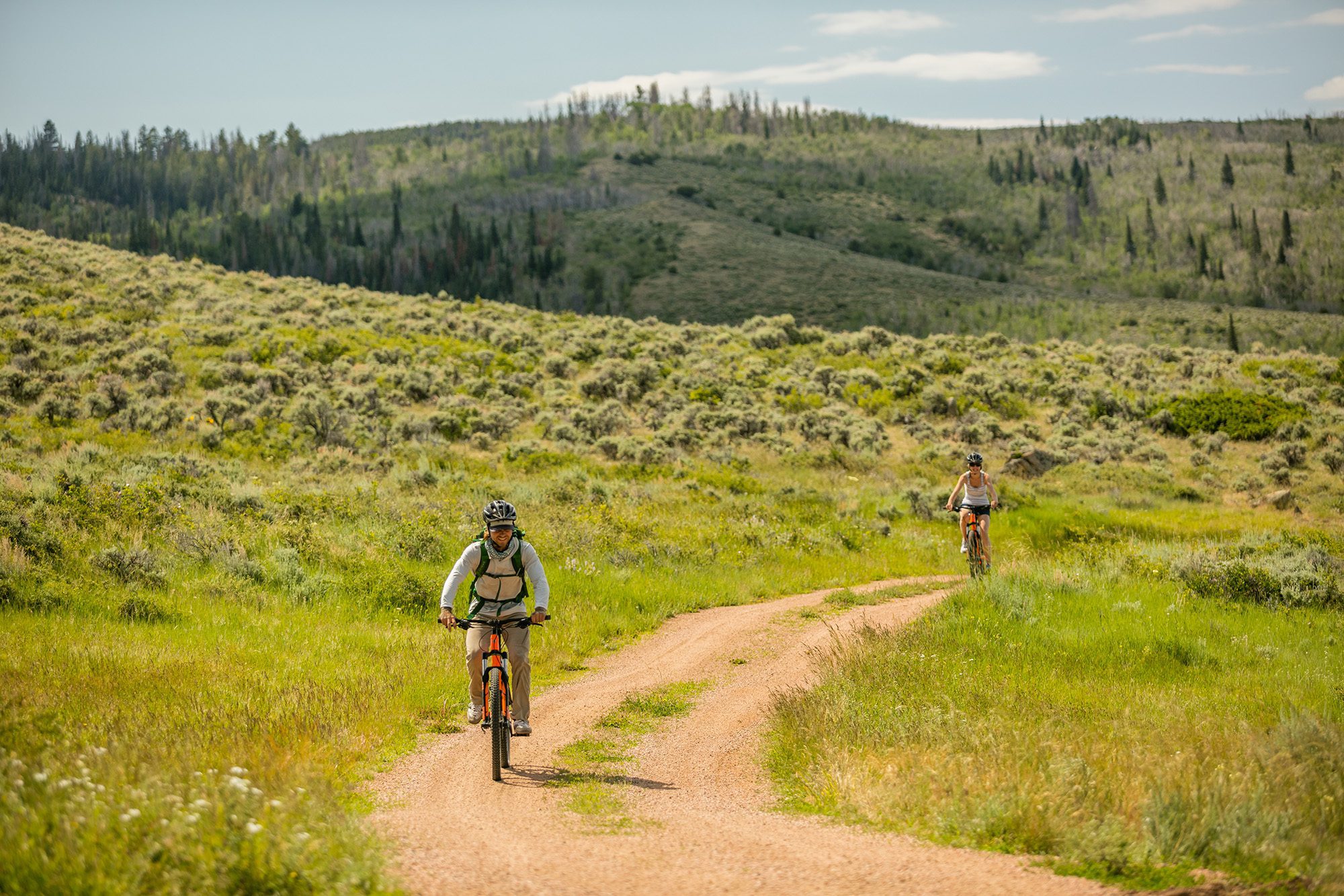 Mountain Biking at Luxury Wyoming Ranch Resort