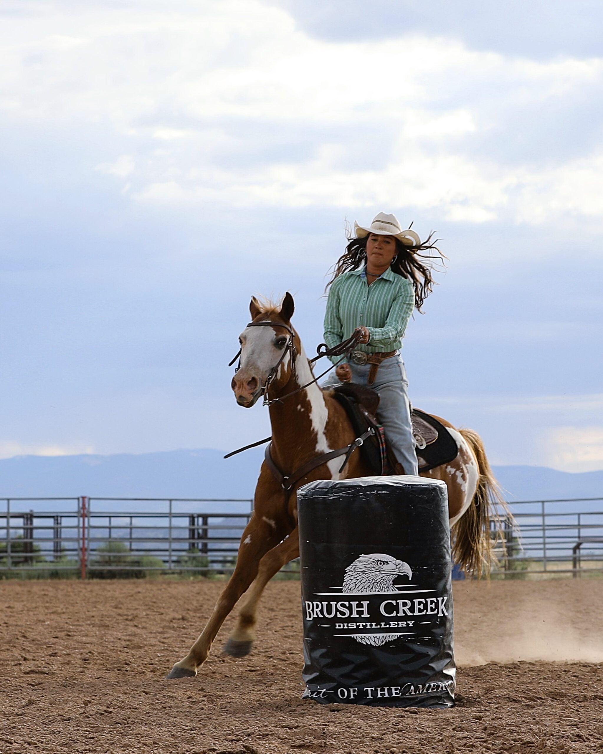 Horseback Riding Barrel Racing at Luxury Ranch