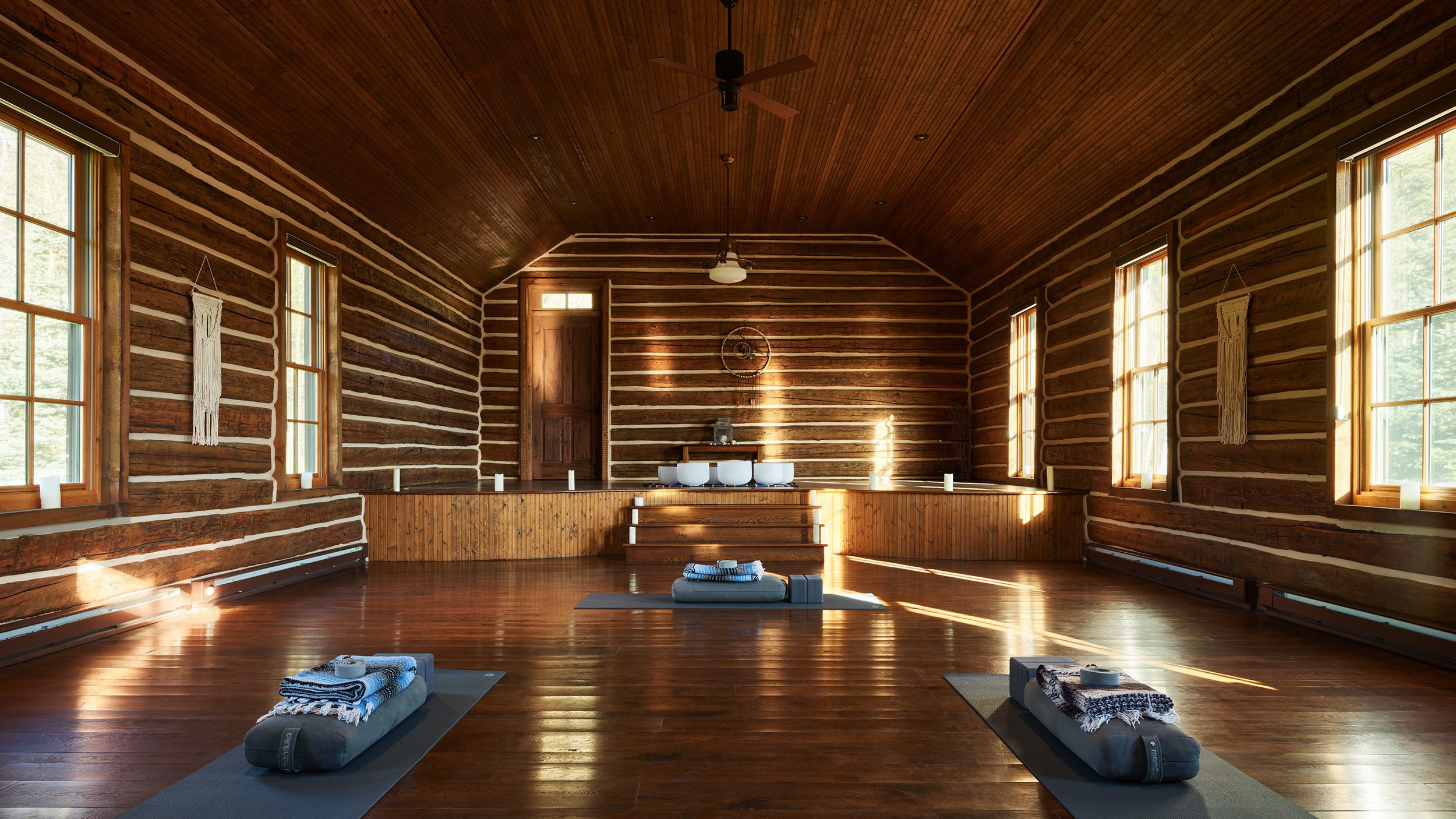 Yoga and Meditation Room at Wellness Resort