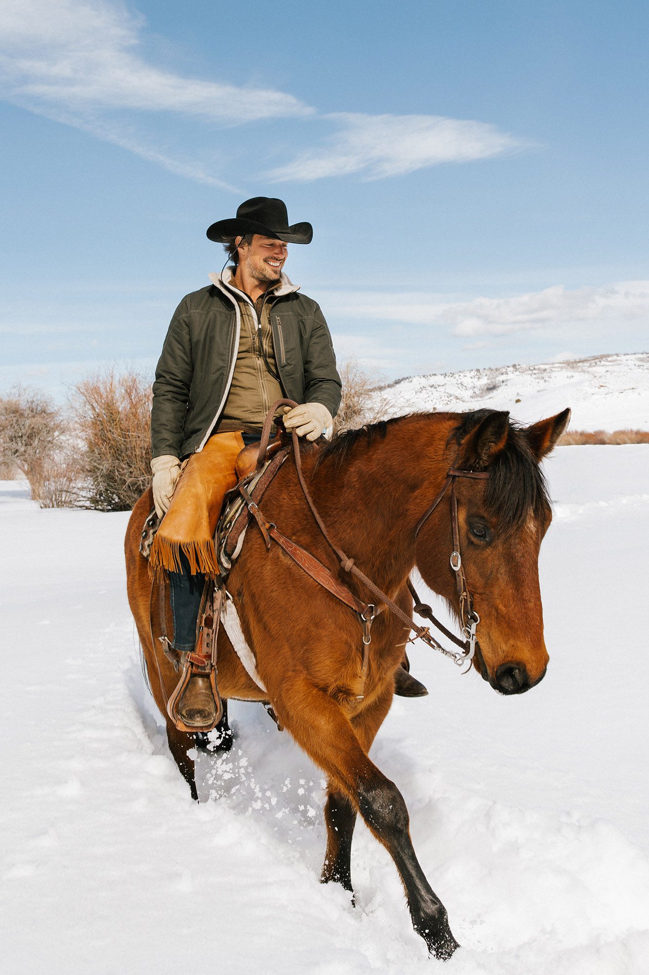 Winter Horseback Riding at Luxury Ranch Resort